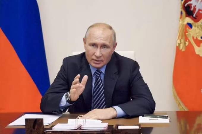 Tổng thống Putin vừa thông báo nước Nga đã chính thức sở hữu vắc xin điều trị Covid-19 - Ảnh: Reuters