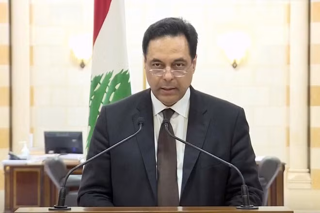 Thủ tướng Lebanon Hassan Diab. Ảnh: Anadolu