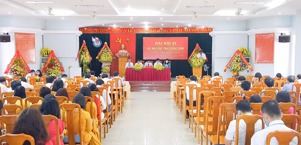 Đại hội Hội Nhà báo tỉnh Quảng Bình khóa VI, nhiệm kỳ 2020-2025.