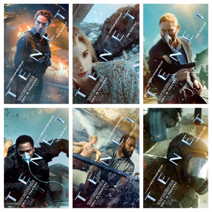 Bom tấn “TENET” của đạo diễn tỷ đô Christopher Nolan tung bộ 12 poster siêu ngầu.