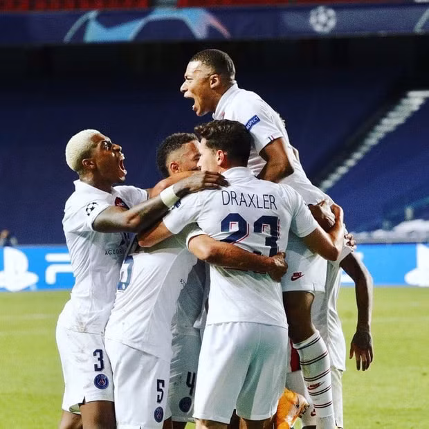 Ngày thi đấu không thể nào quên của các cầu thủ PSG. Ảnh: internet.