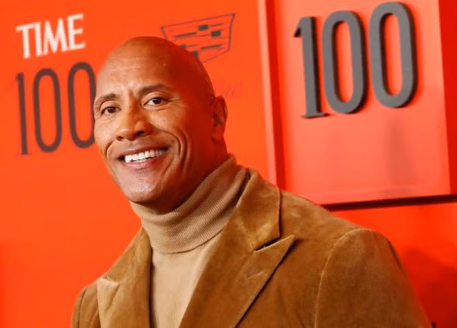 'The Rock' Dwayne Johnson 2 năm liền được xếp đầu danh sách nam diễn viên được trả lương cao nhất thế giới. Ảnh: internet.