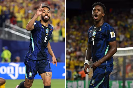 Cunha và Vinicius 'song tấu', Brazil thắng thuyết phục Haiti