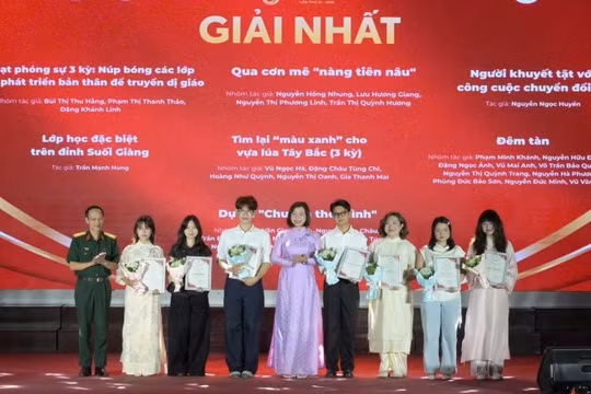 Vinh danh 50 tác phẩm xuất sắc tại Giải Báo chí Sóng trẻ lần thứ XI