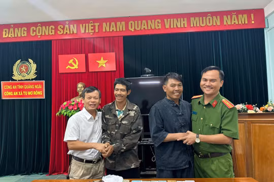 Người đàn ông mang theo hơn 1,2 tỷ đồng đi lạc từ Lâm Đồng đến Quảng Ngãi