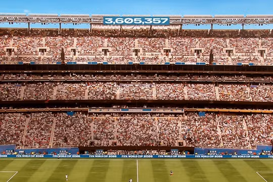 Điểm tin thể thao 26/6: World Cup 2026 sớm phá kỷ lục về khán giả, Lê Quang Liêm dẫn dắt đội tuyển nữ Mỹ