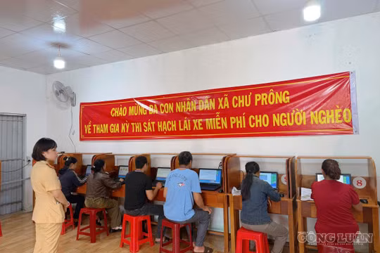 Gia Lai: Lãnh đạo xã viết thư cảm ơn vì hơn 100 công dân được thi sát hạch giấy phép lái xe miễn phí