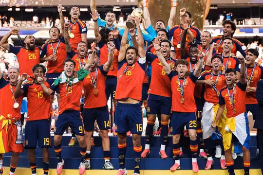 Tây Ban Nha trở thành nhà vô địch World Cup 2026 sau 120 phút nghẹt thở tại New York. Ảnh: FIFA