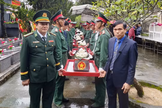 Quảng Ngãi: 10 liệt sĩ trở về đất Mẹ sau nhiều năm nằm lại chiến trường