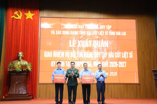 Gia Lai: Đội K52 xuất quân tìm kiếm, quy tập hài cốt liệt sĩ tại Campuchia