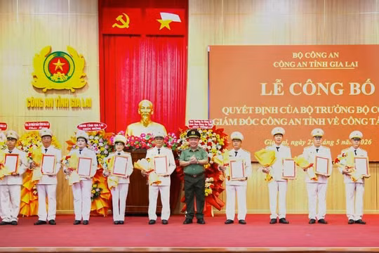 Gia Lai: Trao quyết định điều động, bổ nhiệm 9 trưởng phòng nghiệp vụ