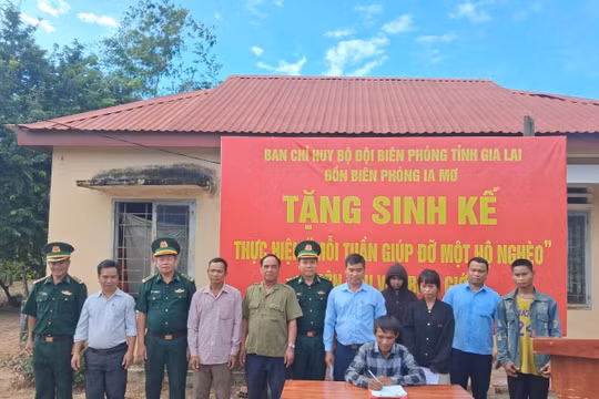 Gia Lai: Đồn Biên phòng Ia Mơ gieo sinh kế, vun đắp thế trận lòng dân nơi phên dậu