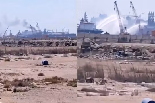 UAV tấn công cảng biển gần kênh đào Suez, Iran cáo buộc Israel thực hiện 'chiến dịch giả mạo'
