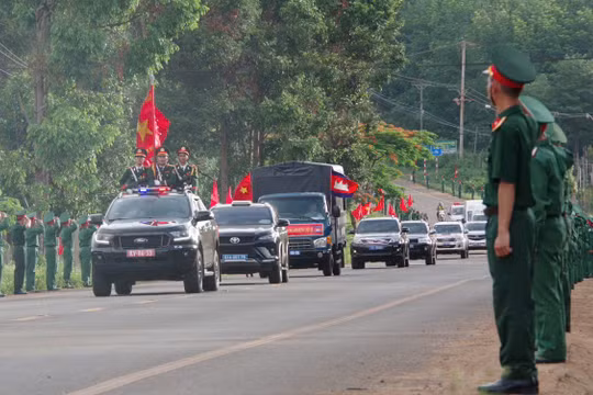 Gia Lai: Đưa 18 hài cốt liệt sĩ quy tập tại Campuchia trở về đất mẹ