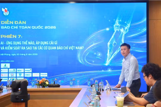 Báo chí phải thay đổi cách làm việc khi có sự xuất hiện của AI trong tòa soạn