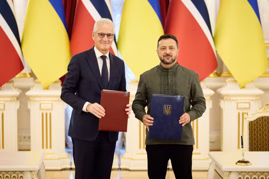 Ukraine và Na Uy ký thỏa thuận quốc phòng, đối tác chiến lược