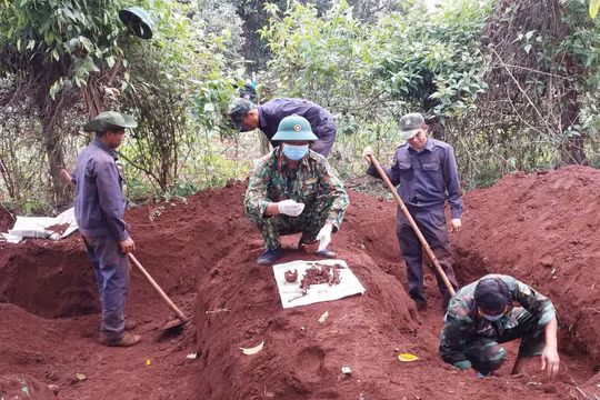 Gia Lai: Quy tập thêm 2 hài cốt liệt sĩ, nâng tổng số lên 8 hài cốt tại xã Ia Boòng