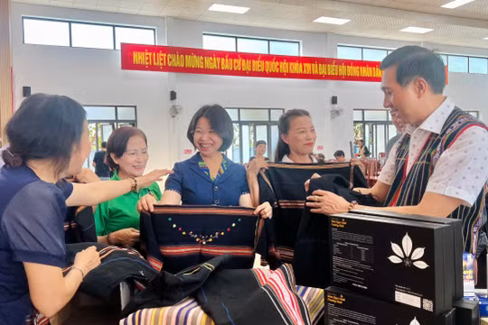 Gia Lai: Đưa nông sản lên sàn số, lan tỏa sắc màu thổ cẩm Jrai
