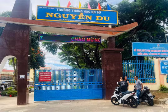 Kiểm tra, làm rõ khoản thu 3 triệu đồng ghi “quỹ trường” tại Trường THCS Nguyễn Du