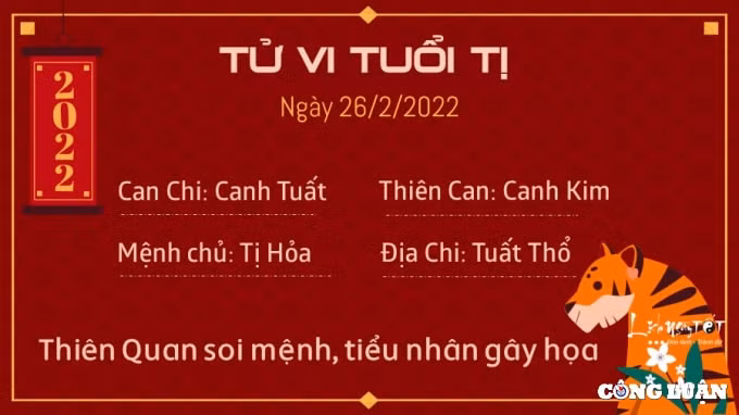 tu vi hom nay 26 2 2022 thu 7 ngay 26 1 am lich cua 12 con giap hinh 6