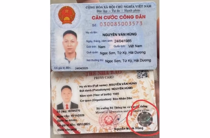 xu ly doi tuong su dung the nha bao gia mao danh phong vien bao nhan dan hinh 1