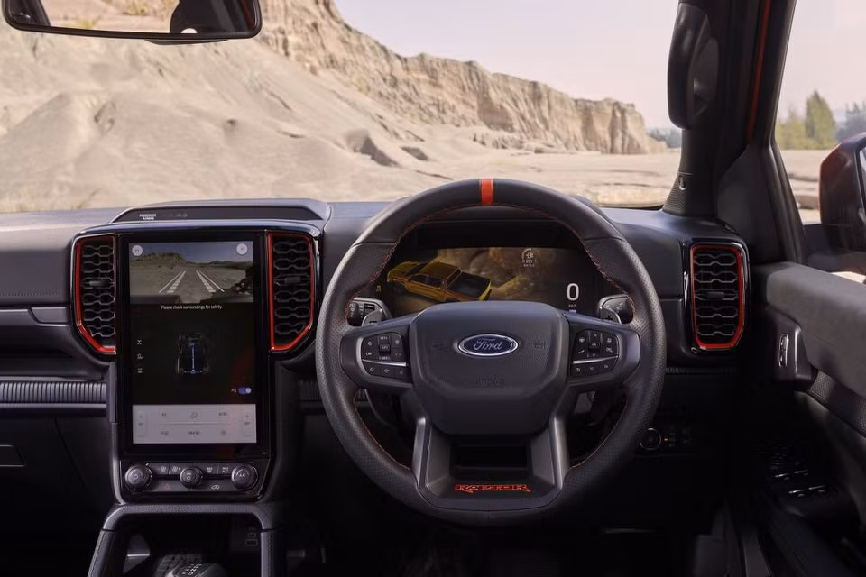 ford ranger raptor 2023 ra mat so huu suc manh gan 400 ma luc hinh 4