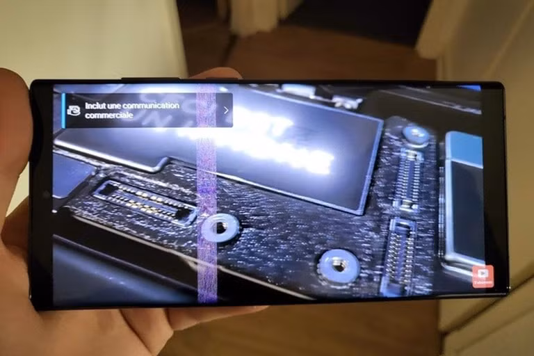 samsung galaxy s22 ultra gap su co ky la ve man hinh hinh 1