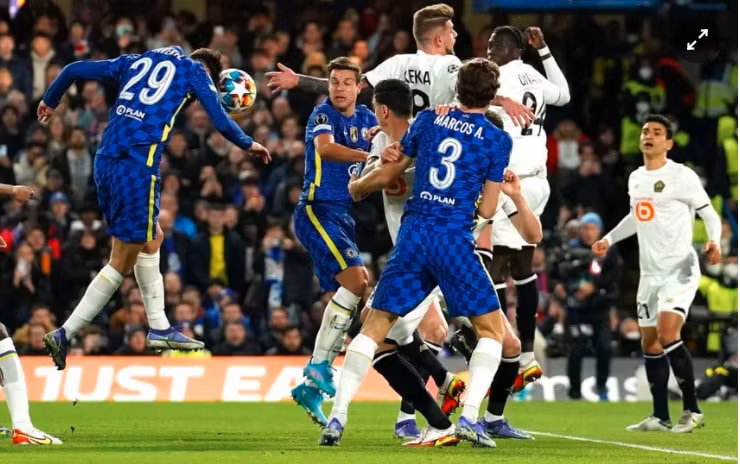 thang lille 2 0 chelsea dat mot chan vao tu ket champions league hinh 1