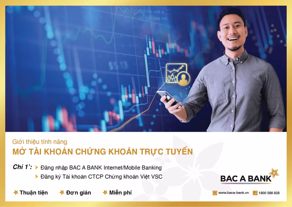 bac a bank chinh thuc ra mat tinh nang mo tai khoan chung khoan tren internet banking va mobile banking hinh 1