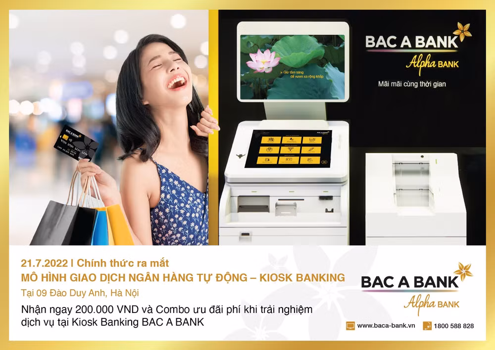 bac a bank chinh thuc ra mat mo hinh giao dich ngan hang tu dong kiosk banking tai ha noi hinh 1