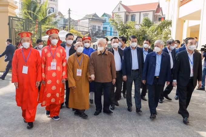 tong bi thu nguyen phu trong du ngay hoi dai doan ket toan dan toc hinh 1