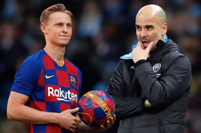 man city dung sterling trao doi nhac truong cua barca hinh 1