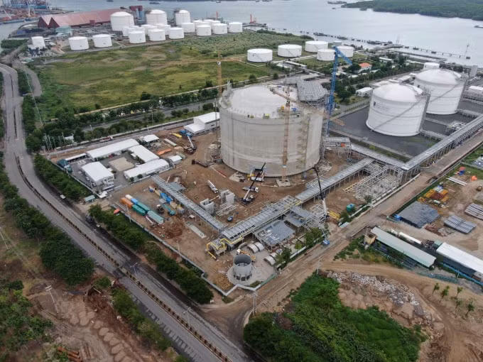 Kho cảng PV GAS Vũng Tàu vẫn giữ nhịp độ SXKD, đầu tư xây dựng trong điều kiện phòng chống dịch bệnh.