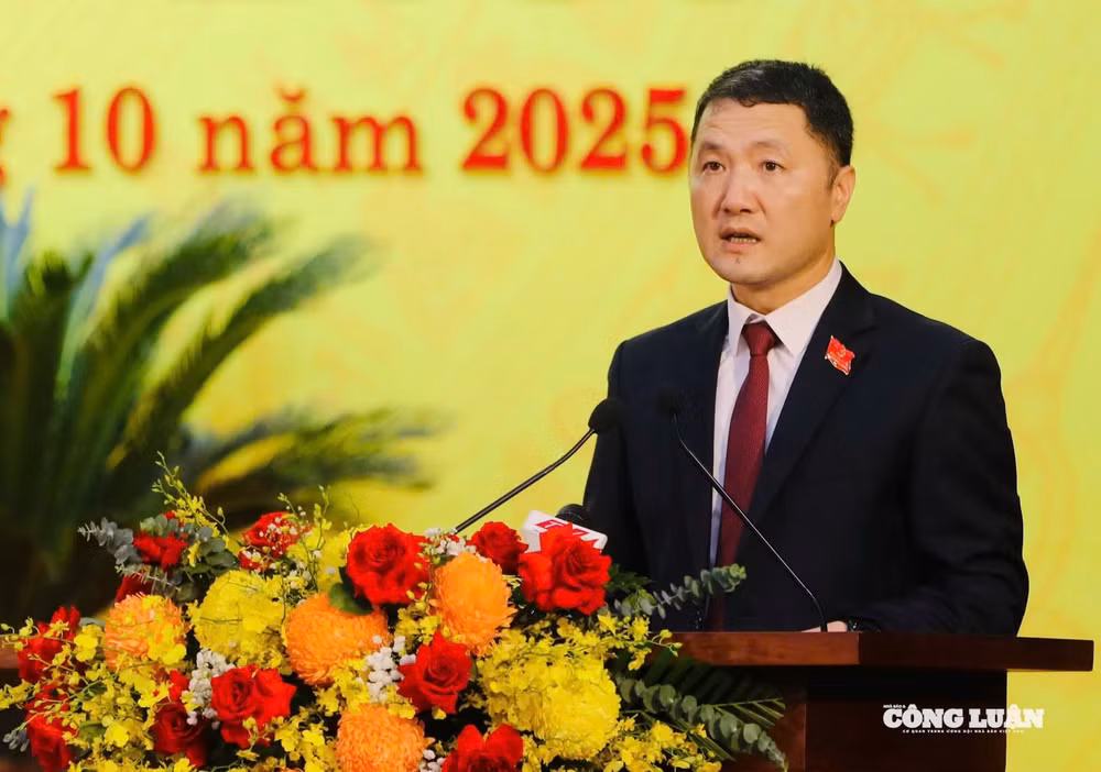 Đồng chí Bùi Văn Mạnh, Tỉnh uỷ viên, Giám đốc Sở Du lịch phát biểu tham luận với chủ đề: “Phát triển Du lịch và công nghiệp văn hóa trở thành cụm ngành kinh tế mũi nhọn, giải pháp tạo dựng thương hiệu du lịch Ninh Bình trong bối cảnh hội nhập”.