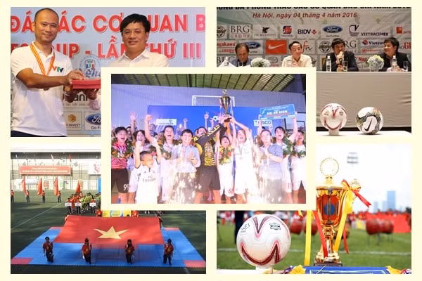 Hình ảnh Press Cup qua các năm. Ảnh: Báo Gia đình Việt Nam