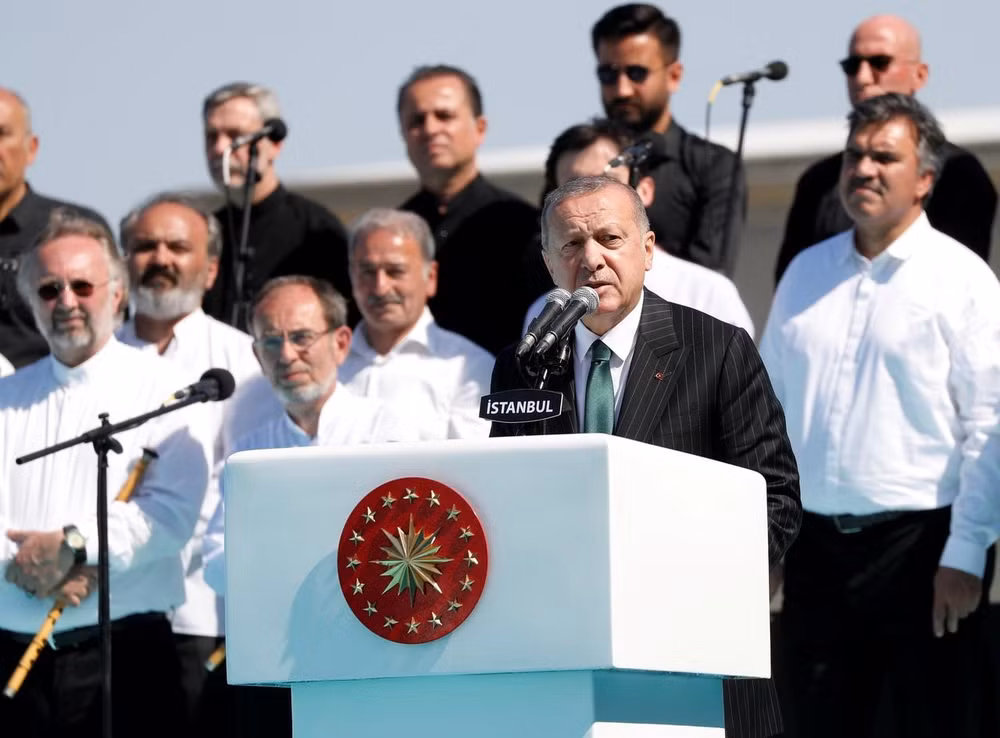 Tổng thống Thổ Nhĩ Kỳ Tayyip Erdogan. Ảnh: Reuters
