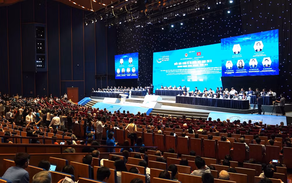 Diễn đàn Kinh tế tư nhân 2019 vừa diễn ra tại Hà Nội (Ảnh:VPG)