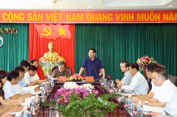 Quang cảnh buổi làm việc. Ảnh: VGP