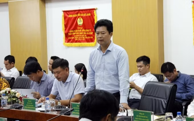 Đồng chí Nguyễn Tiến Vinh giới thiệu tổng thể về PVFCCo