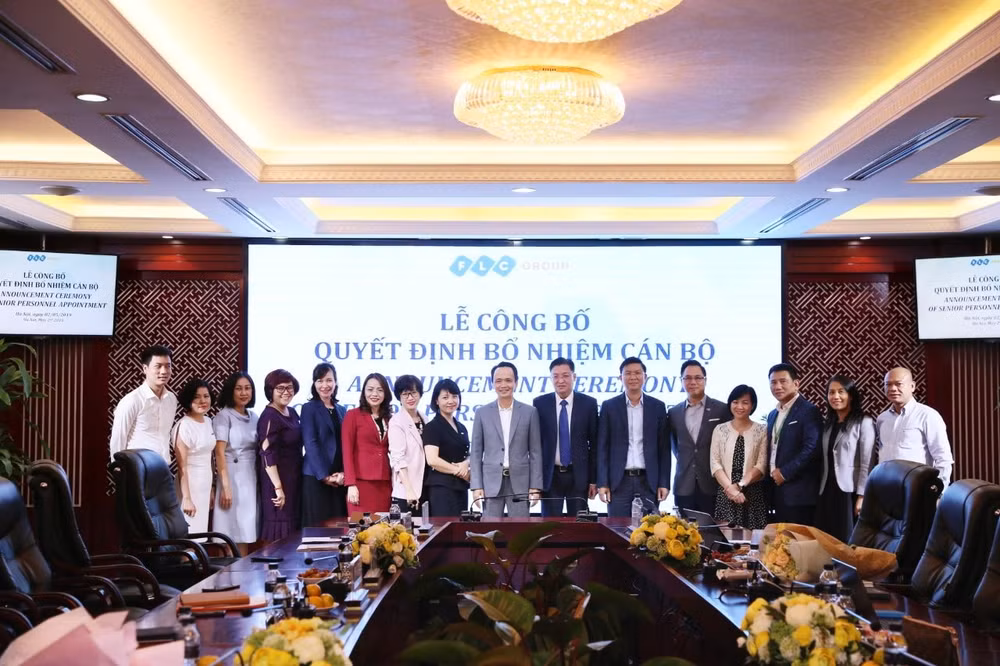 Ban lãnh đạo Tập đoàn FLC và Hãng hàng không Bamboo Airways cùng nhân sự mới được bổ nhiệm