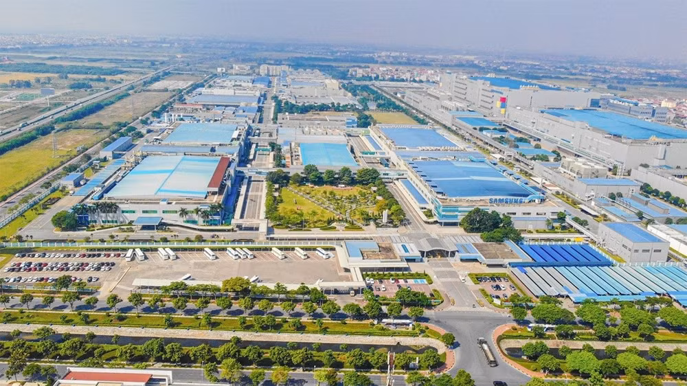 Khu công nghiệp Yên Bình tiếp tục phát huy vai trò là một trong những động lực quan trọng của sản xuất công nghiệp, góp phần thúc đẩy tăng trưởng kinh tế Thái Nguyên. Ảnh: UBND tỉnh Thái Nguyên.