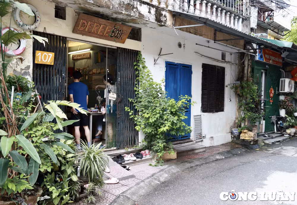khong gian thu vien sach mien phi d free book giua long ha noi hinh 1