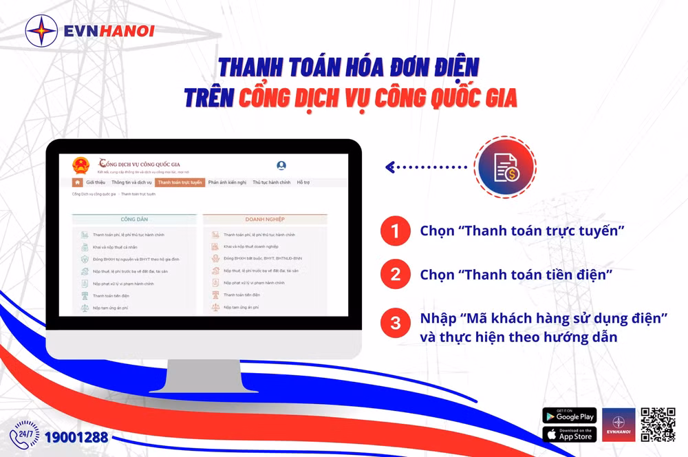 evnhanoi day manh ung dung cong nghe tao thuan loi cho khach hang thanh toan tien dien moi luc moi noi hinh 3