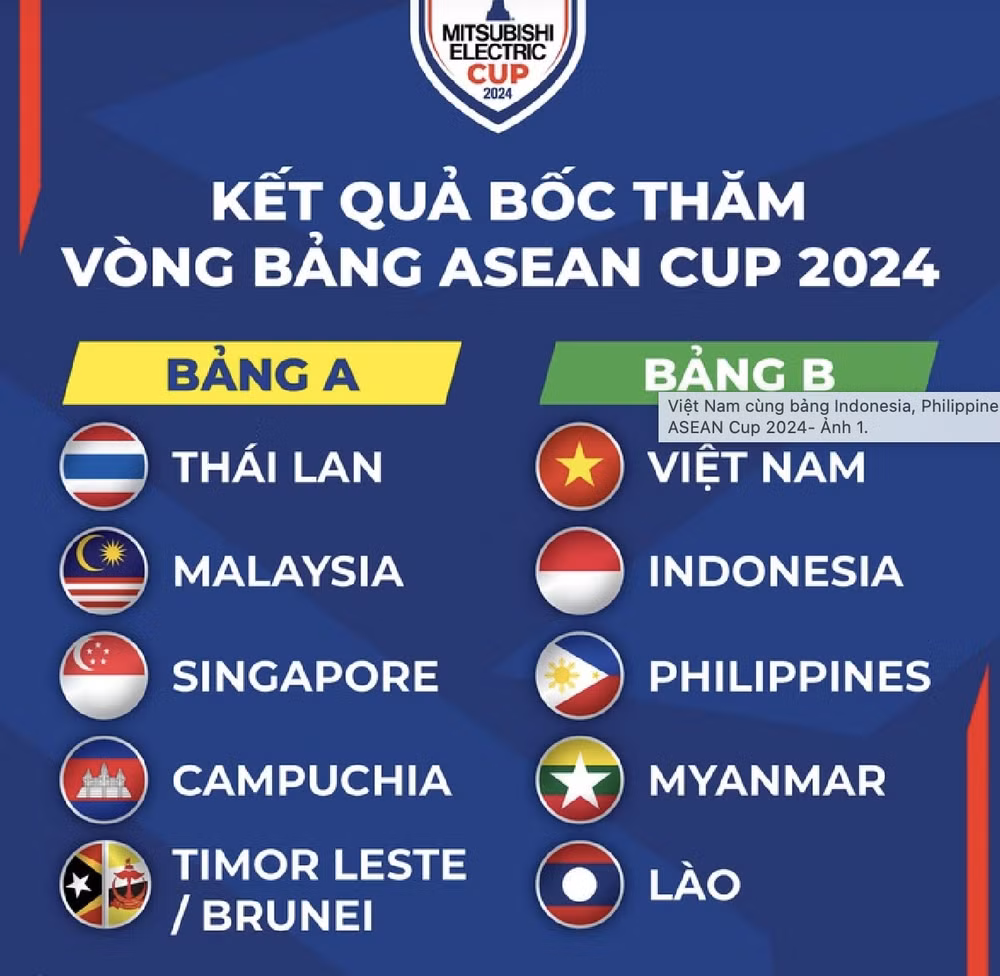 doi tuyen viet nam cung bang voi indonesia philippines o asean cup 2024 hinh 2