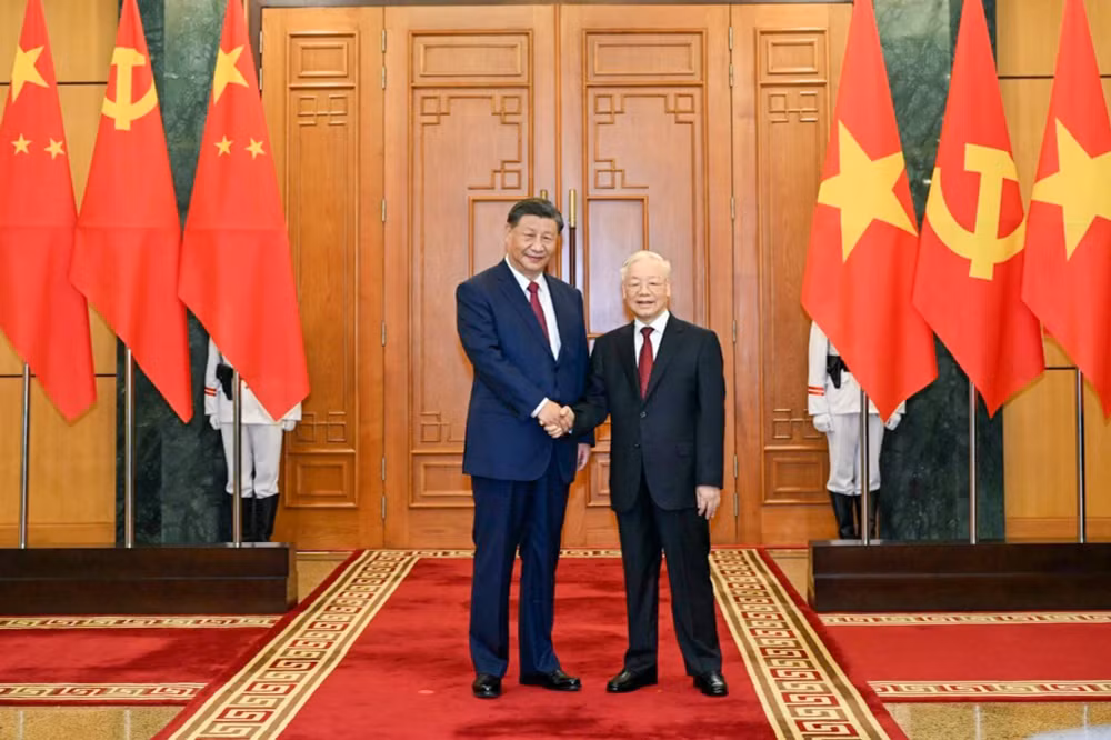 tong bi thu nguyen phu trong chu tri le don hoi dam voi tong bi thu chu tich nuoc trung quoc tap can binh hinh 6
