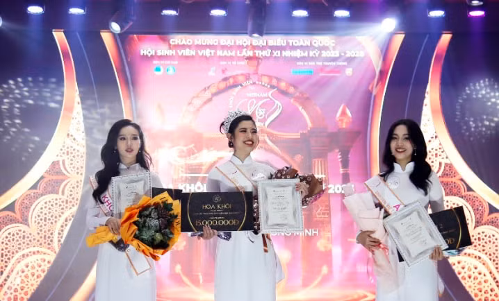nu sinh ha noi la hoa khoi sinh vien khu vuc phia bac hinh 1