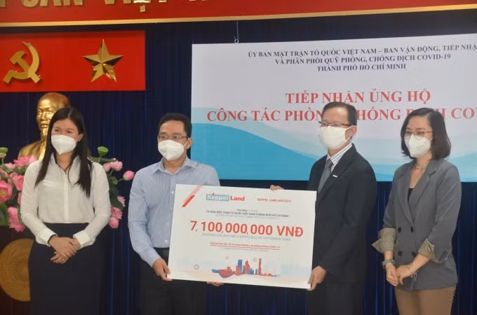 keppel land ung ho 74 ty dong cho cong tac phong chong dich covid 19 tai viet nam hinh 1