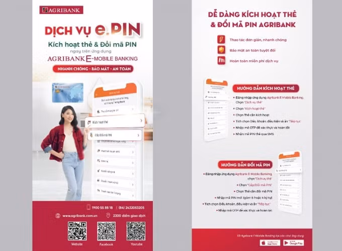 agribank trien khai ma pin dien tu cho khach hang hinh 2
