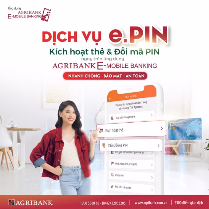 agribank trien khai ma pin dien tu cho khach hang hinh 1