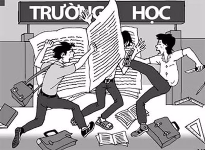 Bạo lực học đường cần phải có nhiều biện pháp mới mong được giảm thiểu.
